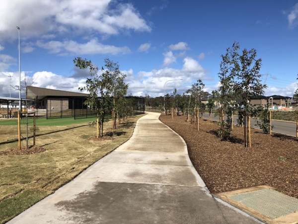 Kicking goals in Gregory Hills as Cunningham Park unveiled