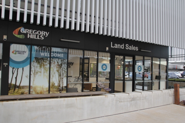 The new Gregory Hills sales office