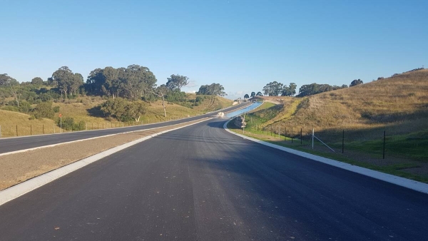 Road progress moving smoothly